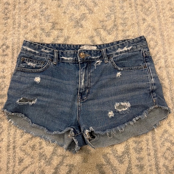 Free People Dolphin Hem Shorts 26 - Picture 1 of 6